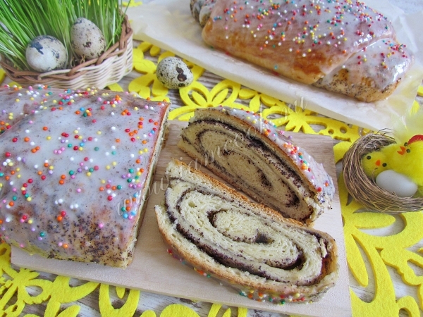 Рецепт макового рулета на дрожжах