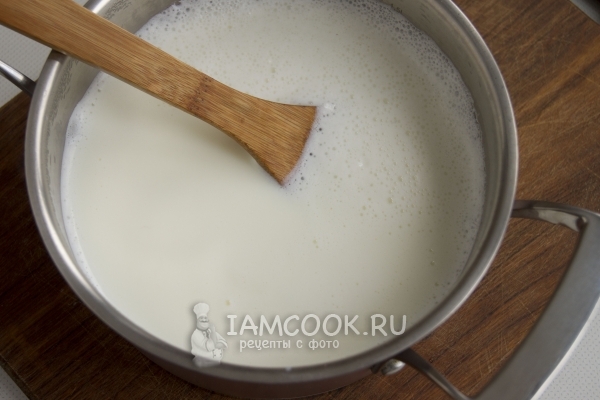 Нагреть молоко