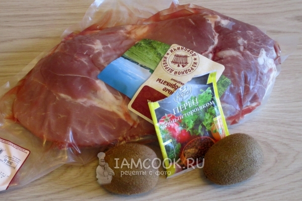 Ингредиенты для шашлыка с киви