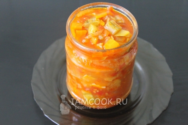 Переложить лечо в банку