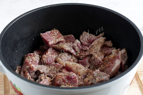 Баранина в специях