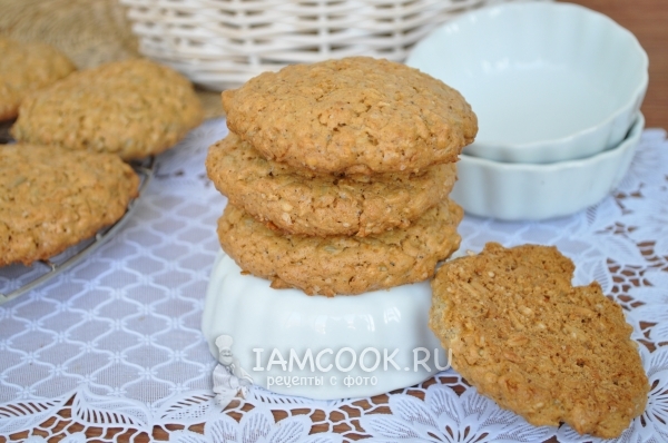 Фото овсяного печенья с семечками