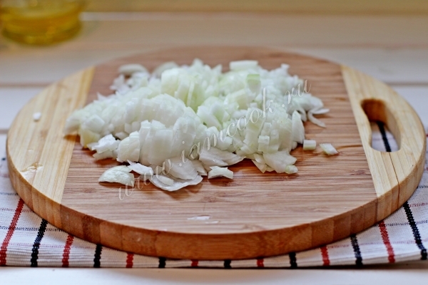 Лук резанный