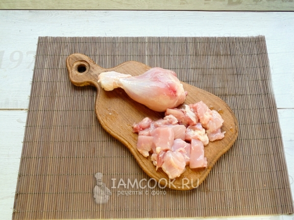 Порезать мясо