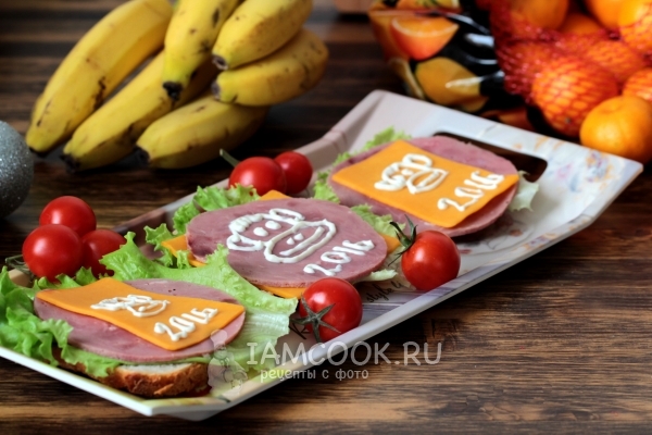 Готовые бутерброды «Обезьянка»