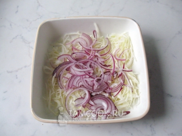 Лук полукольцами