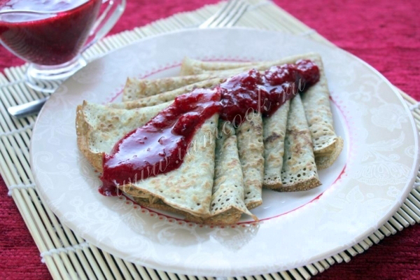 Постные блины на воде