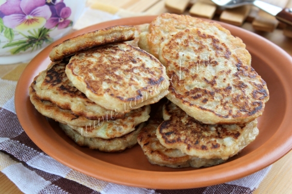 Оладьи из белокочанной капусты