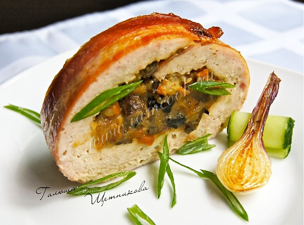 Аппетитный куриный рулет