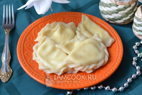 Рецепт вареников с творогом