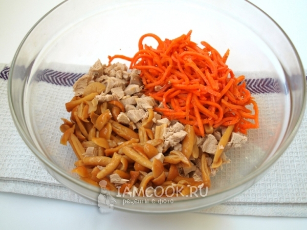 Готовые ингредиенты для салата