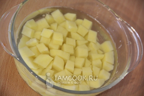 Порезать картофель