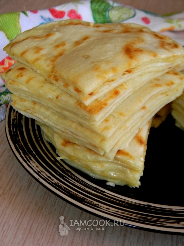 Рецепт хычинов с сыром и картофелем