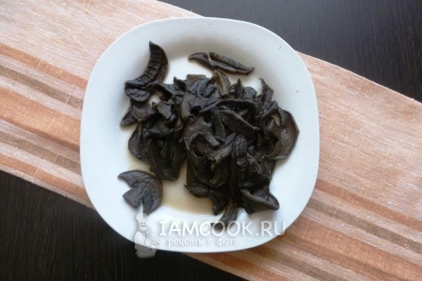 Сваренные грибы