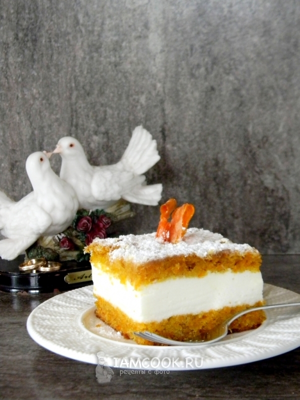 Фото пирожного «Любовь-морковь»