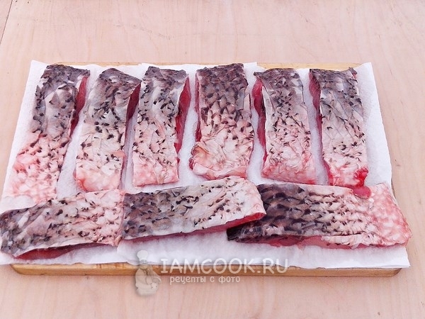 Порезать филе сазана