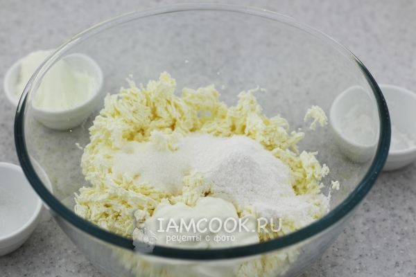 Ваниль, сметана, сахар