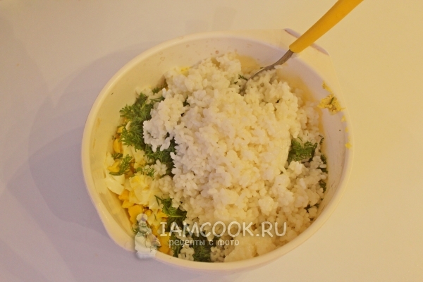 Соединить ингредиенты для начинки