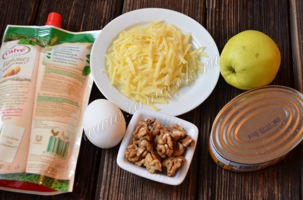 Ингредиенты для салата Принц