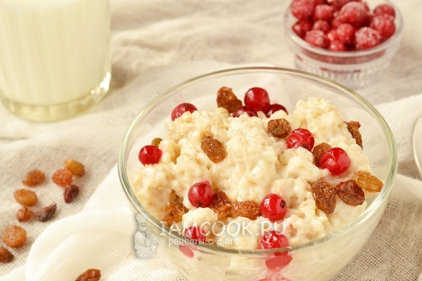 Фото каши на молоке в мультиварке