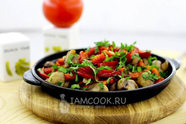 Шампиньоны жареные фото, фото