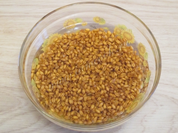 Пшеницу замочить