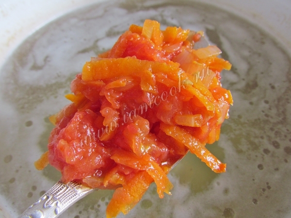 добавить поджарку в суп