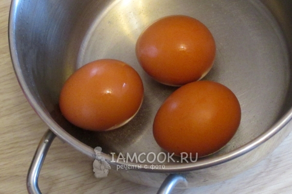 Яйца отварные