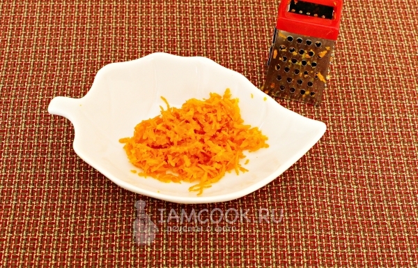 Натереть цедру апельсина