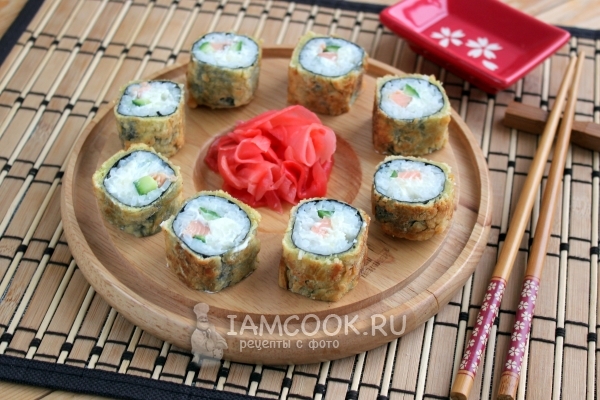 Рецепт горячих роллов в домашних условиях