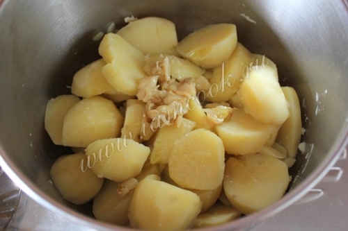 чеснок в пюре