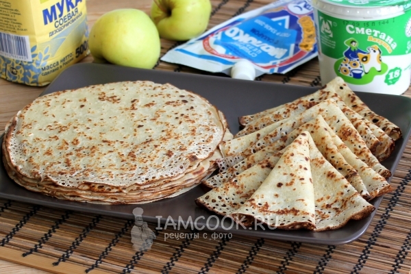 Фото соевых блинов