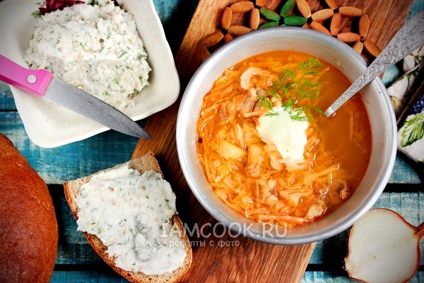 Фото борща без свеклы