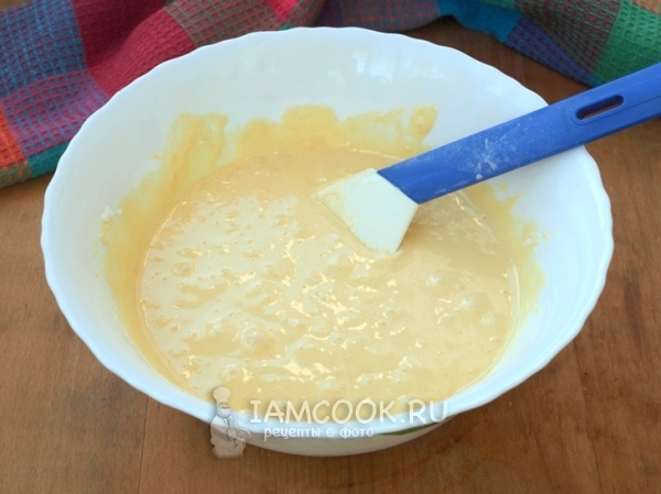 масса яичная с мукой