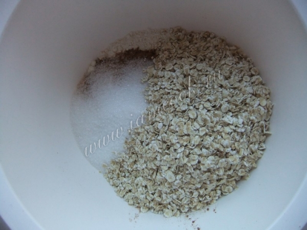 Овсянка и сахар