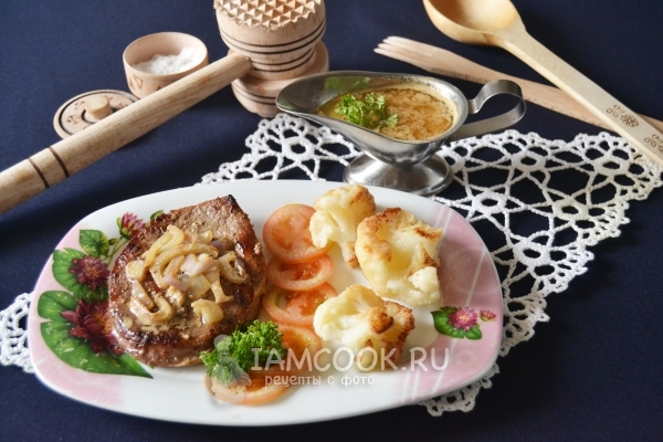 Фото медальонов из говядины