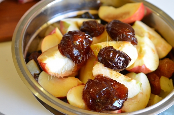 Фрукты для фарширования утки