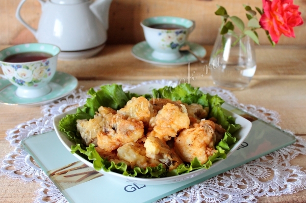 Рецепт шампиньонов в кляре