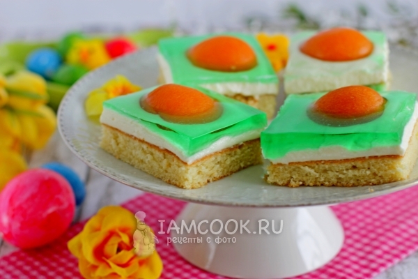 Фото пирожных «Глазунья»