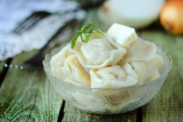 Рецепт детских пельменей