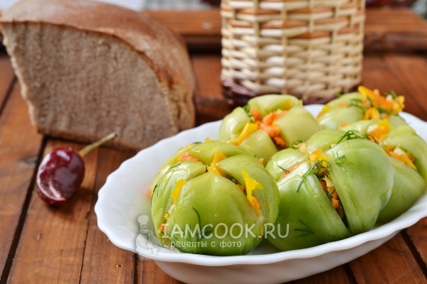 Фото квашеных зеленых помидоров