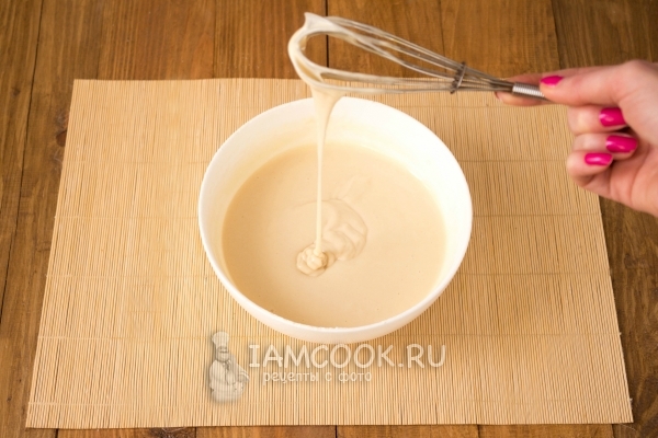 Размешать тесто