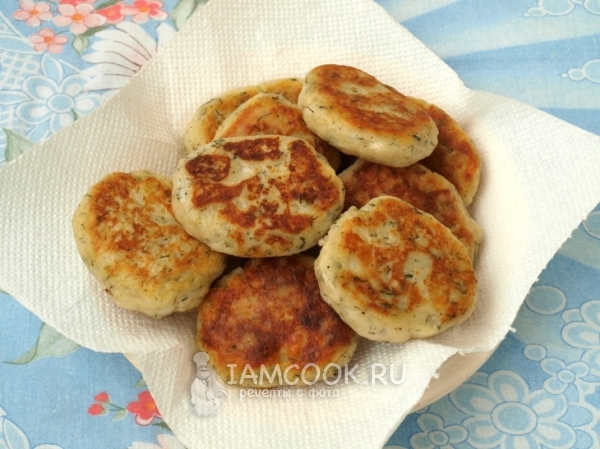 Жареные картофельные оладьи