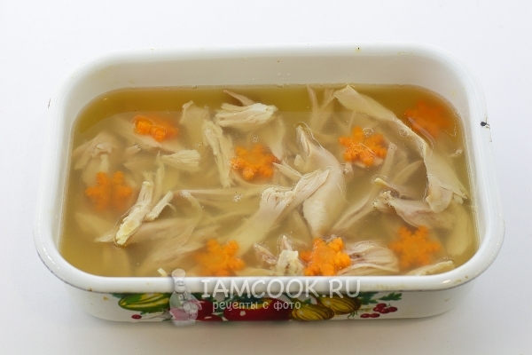 Влить бульон