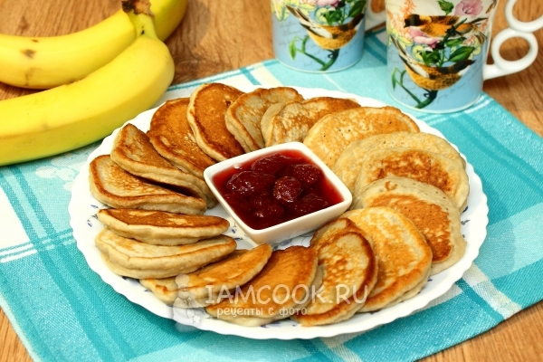 Фото банановых оладий