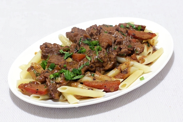 Фото говядины в сливочном соусе