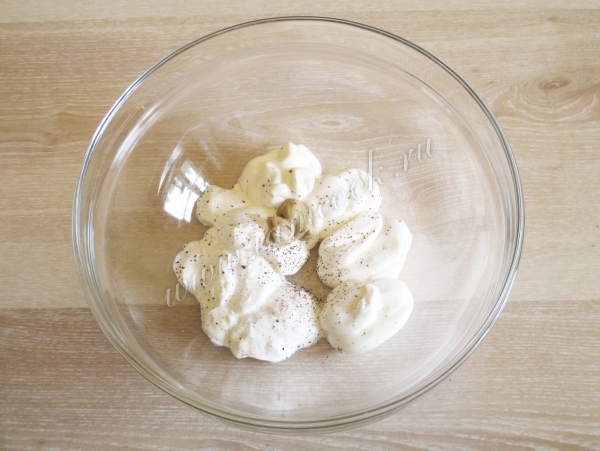 Майонез со сметаной и горчицей