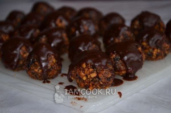 Готовые конфеты из сухофруктов