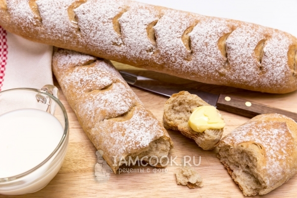 Багеты из цельнозерновой муки
