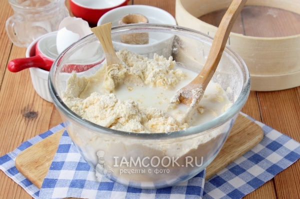 Влить кефир